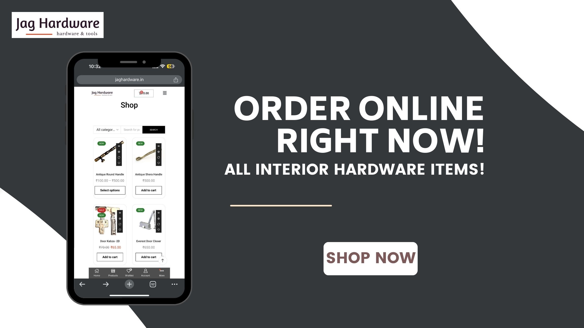 Shop Interior Hardware Online