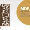 MDF Jaali With CNC Cutting