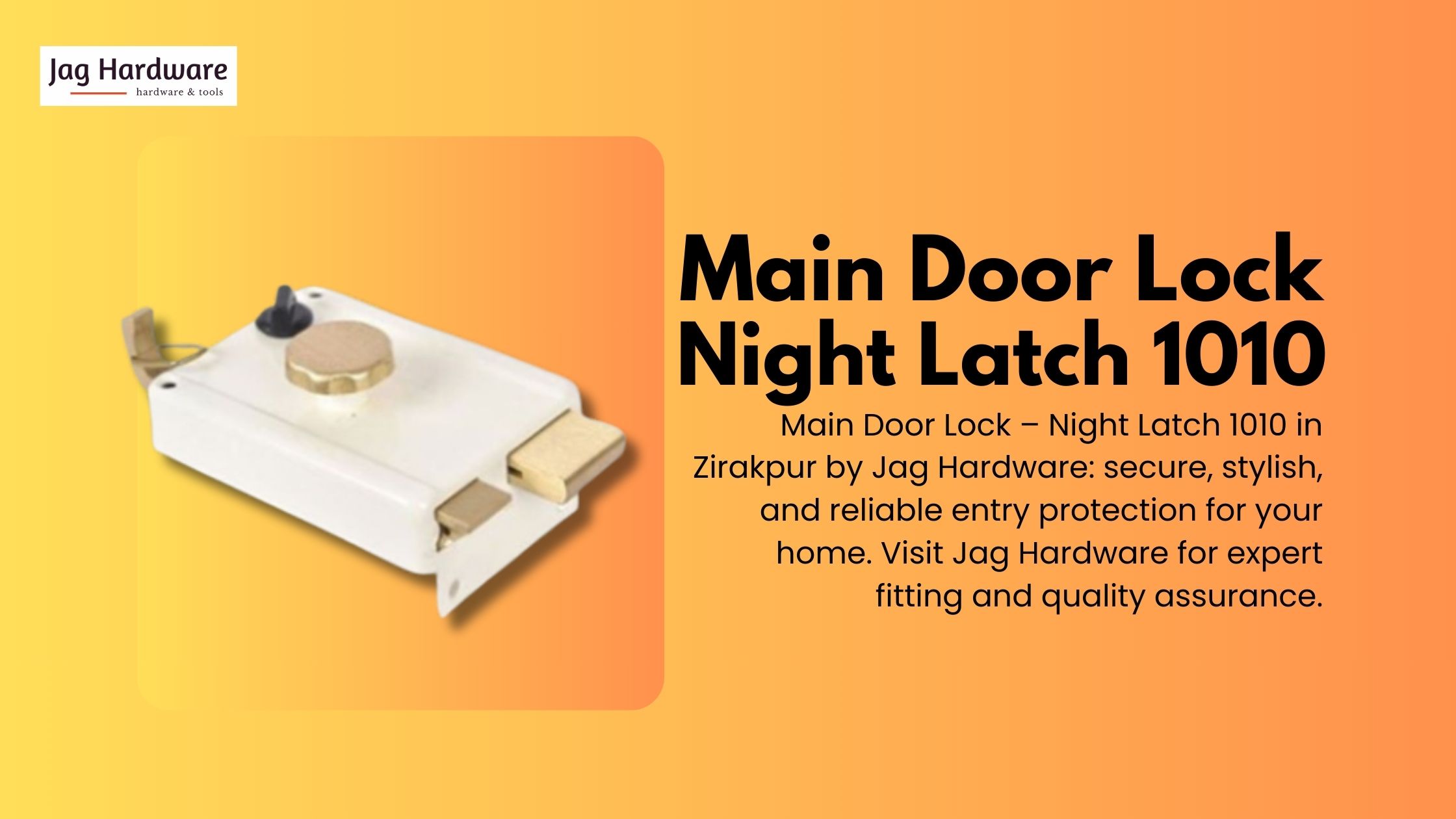Main Door Lock – Night Latch 1010